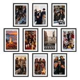 upsimples black 11x17 front view showing clean frame and mat — elegant display