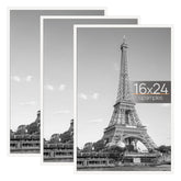 upsimples white frame front view showing clean border and display benefit