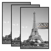 upsimples front view of 20x30 frame showing neat black profile and easy display benefit