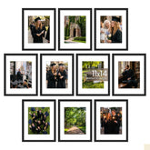 upsimples black frames front view showing clean lines and easy installation benefit