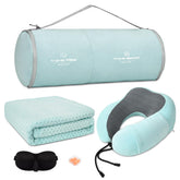 urnexttour front packaging in mint showing compact travel set and convenience