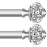 USFOOK silver rod front packaging showing both rods and hardware, ready to install