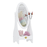 UTEX crown mirror front view showing playful design and sturdy build