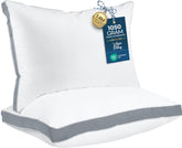 Utopia Bedding queen pillows front view shows hotel-style look and comfort