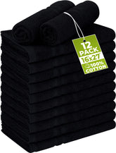 Utopia Towels front pack view showing 12-pack and professional black finish