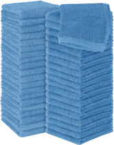 Utopia Towels front packaging showing electric blue bulk pack and durable value