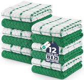 Utopia Towels front packaging showing 12-pack and green color benefits absorbency