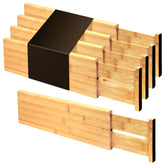 Utoplike bamboo divider front packaging showing sustainable organizer benefits