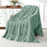 Uttermara queen front view showing cozy fleece top and elegant color