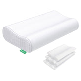 UTTU pillow front view showing ergonomic contour and supportive shape for better neck alignment