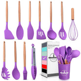 V TOWER front view with holder showing organized utensils and visual appeal