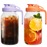 VA1KENE pitcher front view showing clear glass and two-pack convenience