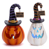 Valery Madelyn front view of both pumpkins showing shape and color