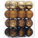 Valery Madelyn front view of 24-piece ornament set showing variety and convenience
