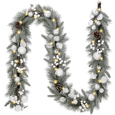 Valery Madelyn garland front display shows full decorated length and elegance