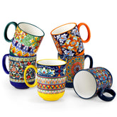 vancasso front packaging view showing six colorful mugs, great gift appeal
