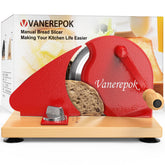 vanerepok front view with loaf showing consistent slicing benefit