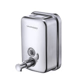 VANNSOO front view stainless dispenser showing polished finish and professional look
