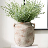 Vanselia front view vase showing shape and neutral finish, ideal centerpiece