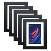 VCK front view five-pack black frames showing modern display benefit