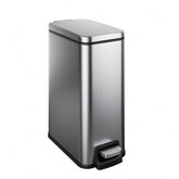 Veelesa front view showing slim stainless steel can and tidy silhouette