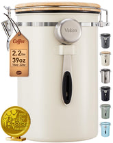 Veken front view canister showing sleek airtight design and reliable storage
