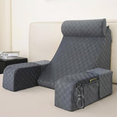 Vekkia front view showing tall backrest and overall support benefit