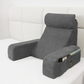 Vekkia front view showing ergonomic wedge and armrests for steady support