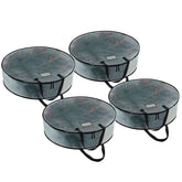 VENO clear wreath bags front view showing four-pack and protection