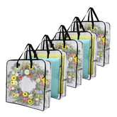 VENO front view of five packed wreath bags, shows organized storage benefit