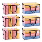 VENO front view clear moving bag showing capacity and visibility benefit