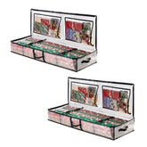 VENO front view of clear wrap organizer shows visible supplies and quick identification