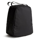 Vera Bradley front view showing Moonless Night pattern and compact zip closure for stylish portability