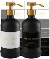 Verute front packaging showing both bottles and labels, enhancing countertop organization