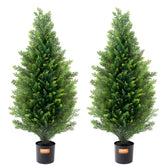 VEVOR front view of 36-inch cedar topiary showing full shape and ready-to-place benefit