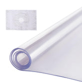 VEVOR front view of clear table cover protecting surface clearly
