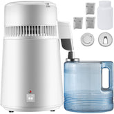 VEVOR distiller front view showing compact design and benefits