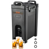 VEVOR front view of 5-gallon dispenser showing sturdy exterior and capacity