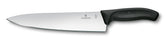 Victorinox chef's knife front view showing blade and full profile for versatile cutting