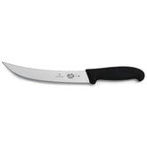 Victorinox Fibrox curved breaking knife front view showing blade for precise slicing