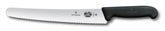 Victorinox Fibrox front view showing full knife and blade, reliable slicing