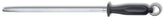 Victorinox finecut steel front view showing length and professional finish, improves knife edge