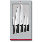 Victorinox front packaging showing the five-piece set and easy storage benefit