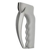 Victorinox sharpener front view showing finger guard and ergonomic handle for safe sharpening