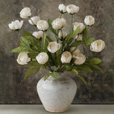 VIERENA cream peony front packaging showing full stems and heads for instant decor