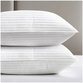 viewstar front packaging showing queen pillow pair and benefits