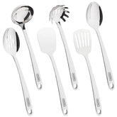 Viking front view of full 6-piece set showing organized utensils for versatile cooking