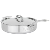 Viking PureGlide Pro front angle showing pan and lid, highlights professional build and versatility