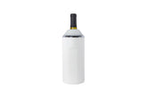 Vinglacé front view of white chiller sleeve showing sleek profile and protection