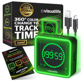 Generic visual life timer front view showing full color ring and readable display for easy timing
